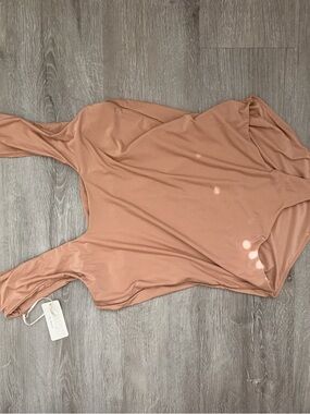 Women’s One-Shoulder Top in Dusty Rose